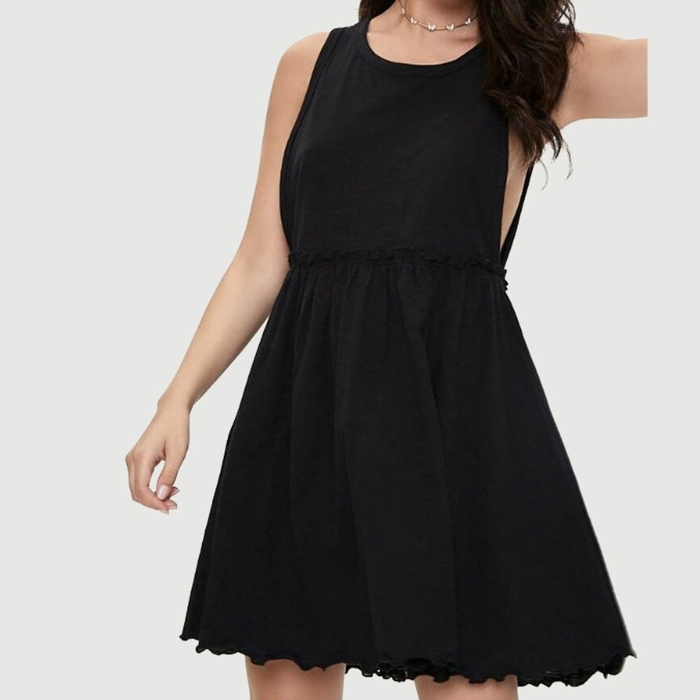 🩷2/$10 F21 Ruffled Tank Skater Dress Sz. S